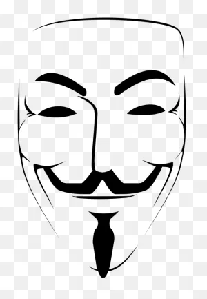 Guy Mask Anonymous, Symbols, Tatoo, Stencils, Tattoo - Anonymous ClipartFlare.com 