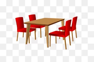 Dining Table And Chairs Clipart. Free Download Transparent .png ClipartFlare.com 