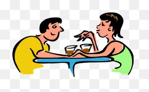 Download Hd Talking Clipart - Men And Women Talking Clipart ClipartFlare.com 