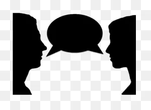 Two People Talking Images - People Talking Clipart - (640X480) Png ClipartFlare.com 