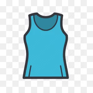 Blue, Tank, Top, Women Icon - Download On Iconfinder