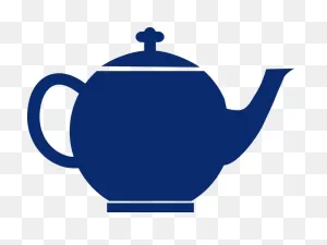 Jubilee Tea Pot Blue - Cco Pd | Tea Pots, Coffee Vector, Clip Art