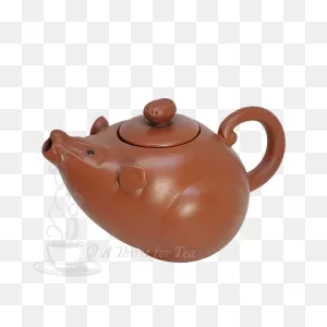 Little Ratty Yixing Teapot, Zisha Purple Clay Teapot