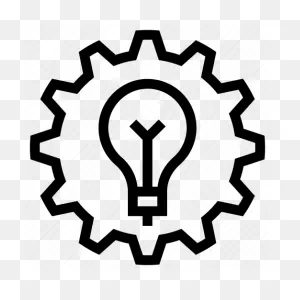 Gear, Idea, Innovation, Lightbulb, Technology Icon - Download On ClipartFlare.com 