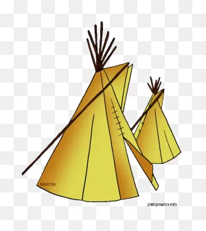 Free Native American Clip Art By Phillip Martin, Far North Tepee ClipartFlare.com 