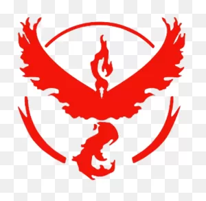 Team Valor Hoodie - Pokemon Go Red Team Clipart - Full Size ClipartFlare.com 