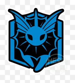 Team Mystic Vaporeon Sticker Meru Mori Clipart - Large Size Png ClipartFlare.com 