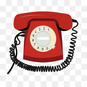 Old Style Telephone Vector Clip Art | Free PNG-WebP