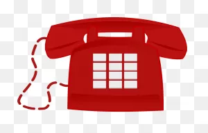 Telephone - Clipart - Clip Art Red Phone - Png Download - Full ClipartFlare.com 