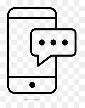 Text Message Coloring Page - Text Message Coloring Clipart - Full ClipartFlare.com 