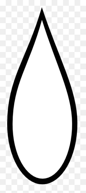 Long Teardrop Clipart - (264X588) Png Clipart Download