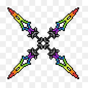 Ninja Star Of Terraria Swords - Kente Motifs Clipart - Full Size ClipartFlare.com 