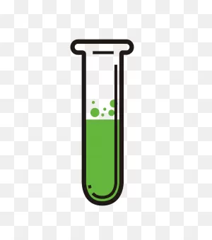 Test Tube With Green Liquid Clipart Transparent - ClipartFlare
