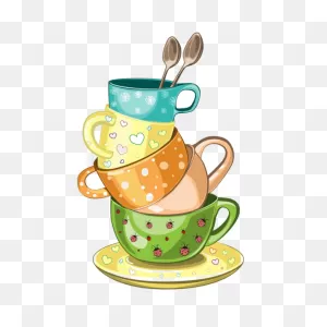 Tasses,tubes,cups,tazza,taza,copo | Tea Cup Drawing, Tea Art, Tea Cups