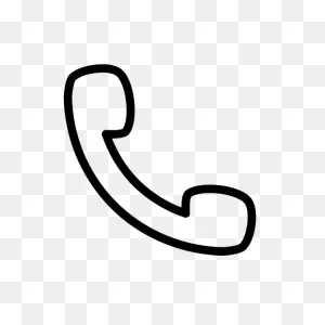 Contact Mobile Phone Telephone Icon - Outline Style