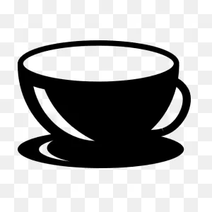 Teacup Coffee Silhouette - Cups Vector Png Download - 512*512 ClipartFlare.com 