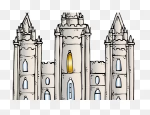 Temple Clipart Mormon Temple - Salt Lake Temple Png | Full Size ClipartFlare.com 