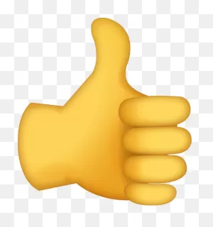 Thumbs Up Emoji [Free Download Ios Emojis] | Emoji Island