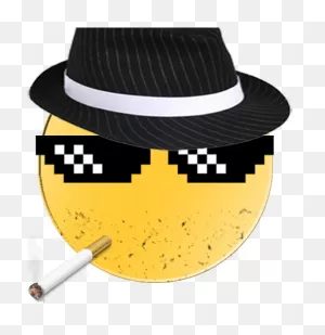 Hat Clipart Thug Life - Mlg Glasses - (512X512) Png Clipart Download