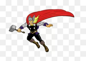 Thor Clipart Marvel Pencil And In Color Thor Png - ClipartFlare