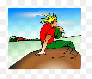 The Thinker Clip Art (104270) Free PNG-WebP Download / 4 Vector