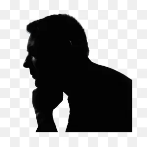 The Thinker Silhouette Stock Photography Clip Art Image - Man ClipartFlare.com 