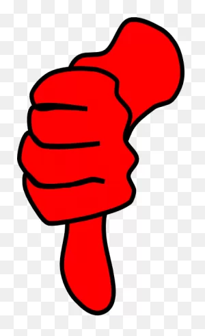 Thumbs Down Clipart No Background - ClipartFlare - ClipartFlare
