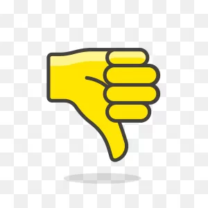 Thumbs Down Emoji Clipart. Free Download Transparent .png | ClipartFlare