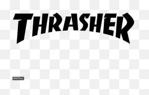 Download The Thrasher Logo In Its Traditional Typeface - Thrasher ClipartFlare.com 