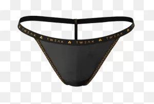 Thong – Black & Gold