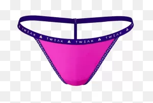 Thong – Pink & Black