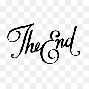 The End | Free Svg