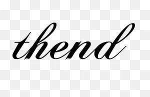 The End Logo On Behance