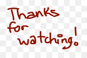 Calligraphy Clipart , Png Download - Thanks For Watching Png ClipartFlare.com 