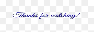 Thank You Thanks For Watching - Free Image On ClipartFlare