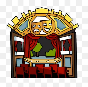 Theater - Scribblenauts Movie Theater Clipart - Full Size Clipart ClipartFlare.com 
