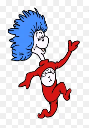 Dr Seuss Coloring Pages Thing 1 And Thing 2 | Best Party Supply
