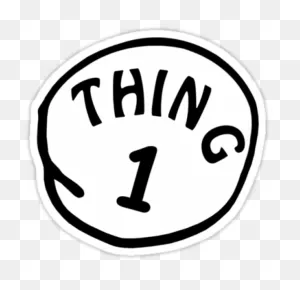Free Png Download Inspirational Thing 1 Thing 2 Printable - Thing ClipartFlare.com 