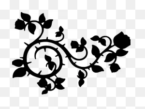 Thorns Clipart Thorn Vine - Flowers With Thorns Drawing - Png ClipartFlare.com 