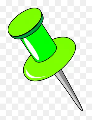 Thumbtack Pin Clip Art At Vector Clip Art Free - ClipartFlare