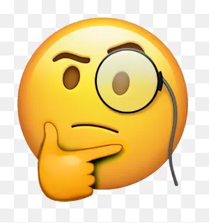 Rich Thinking Emoji - Thinking Face Emoji Png Clipart - Full Size ClipartFlare.com 