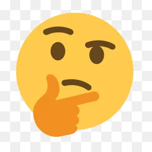 Thinking Face Emoji Clipart. Free Download Transparent .png ClipartFlare.com 