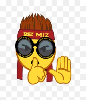 The Miz Shut Your Mouth Emoji By Brunoradkephotoshop On 