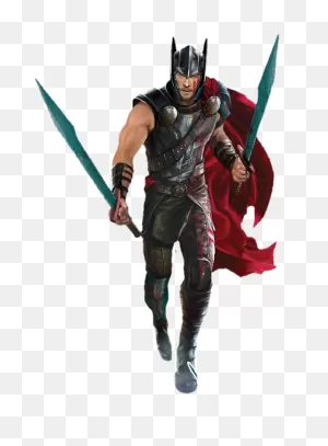 Thor Loki Valkyrie Hulk Hela - Thor Png Download - 600*815 - Free ClipartFlare.com 