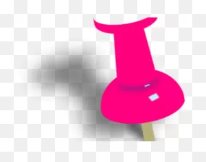 Download Hd Thumb Tack Clipart Pink - Drawing Pin Transparent Png ClipartFlare.com 
