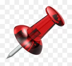 Thumb Tack Clipart Transparent Background - Push Pin Without ClipartFlare.com 