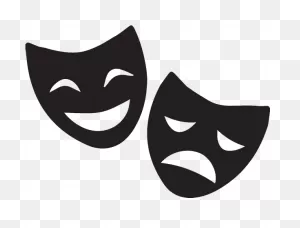 Pink Theatre Masks Icon - Free Pink Mask Icons