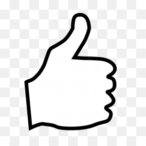 Vector Clip Art Of Thumbs Up In A Green Circle | Free PNG-WebP