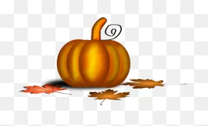 Pumpkin Thanksgiving Foliage - Free Vector Graphic On ClipartFlare