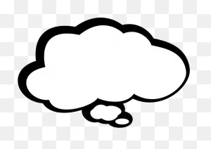 Download Cloud Clipart Text - Thought Bubble Png Transparent Png ClipartFlare.com 